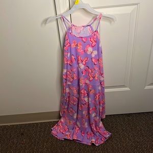 Purple and pink butterfly off shoulder dress from childrens place size 16